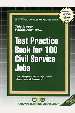 Buy Test Practice Book for 100 Civil Service Jobs: Passbooks Study ...