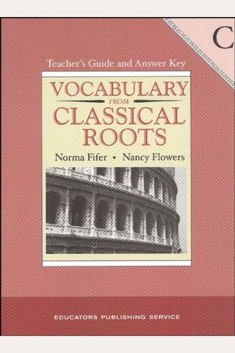 Buy Vocabulary from Classical Roots Book