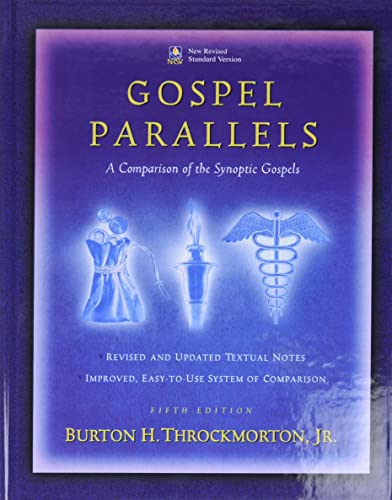 Buy Gospel Parallels, Nrsv Edition: A Comparison Of The Synoptic ...