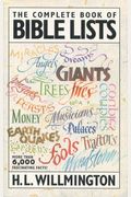 The Complete Book Of Bible Lists