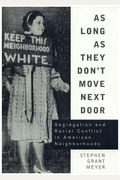 As Long As They Don't Move Next Door: Segregation And Radical Conflict In American Neighborhoods