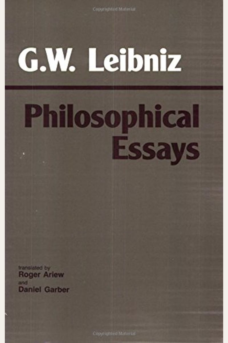 philosophical essays gottfried wilhelm leibniz