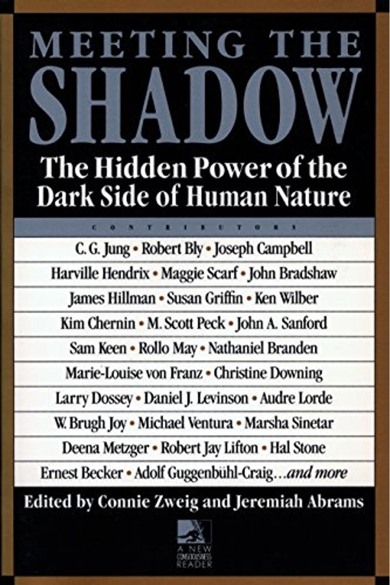 Meeting The Shadow: The Hidden Power Of The Dark Side Of Human Nature