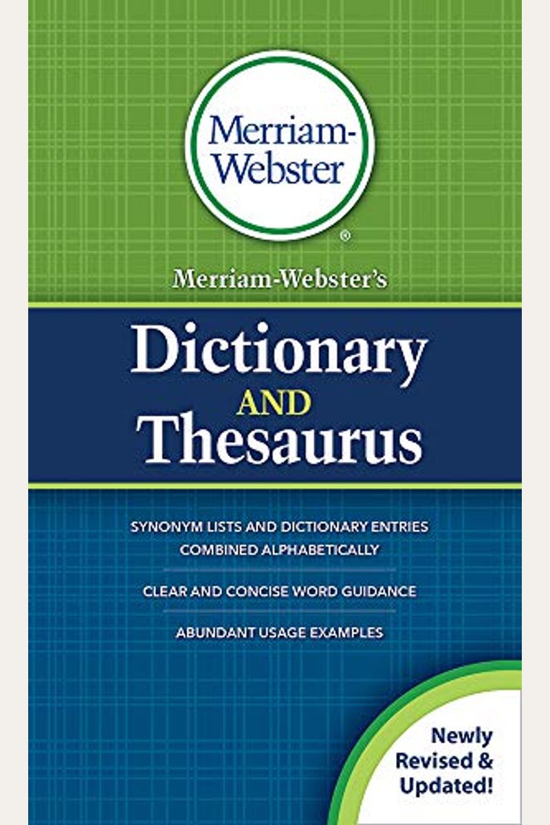 Merriam-Webster's Dictionary And Thesaurus