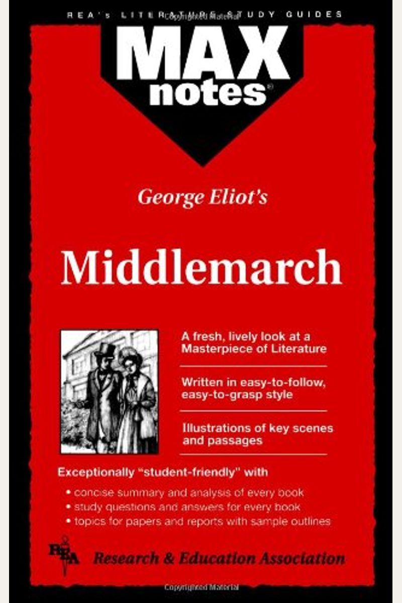 Buy Middlemarch (Maxnotes Literature Guides) Book By Gail Rae