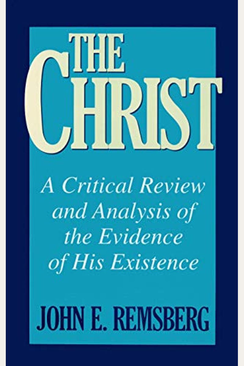 Buy The Christ Book By John E Remsburg