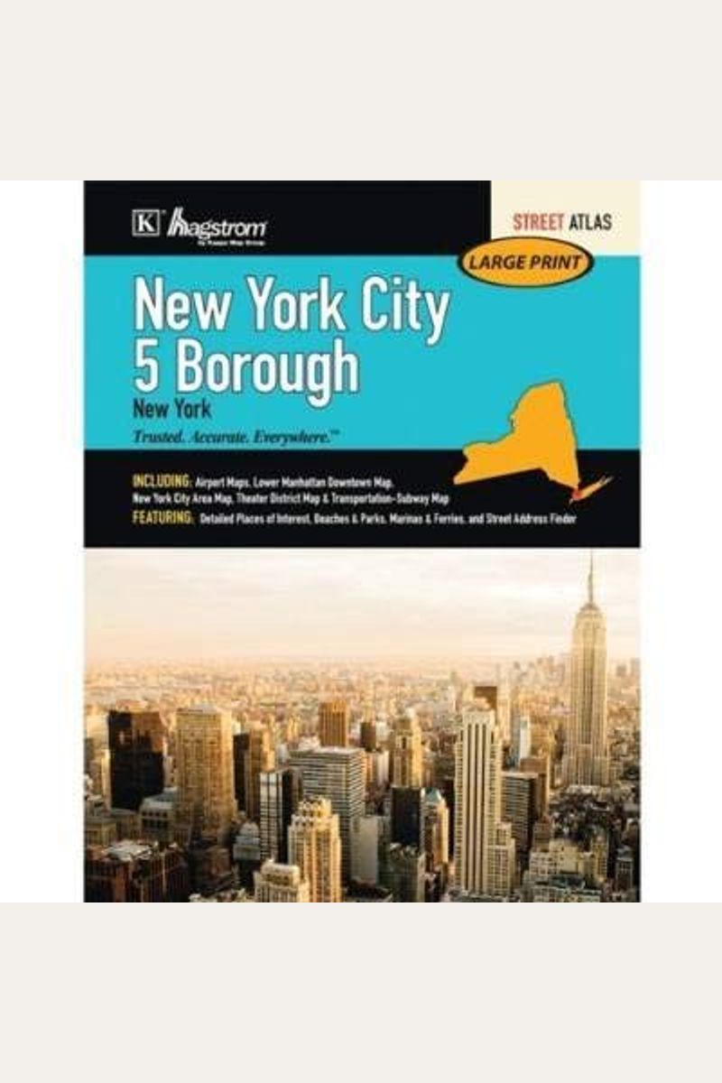 Buy New York City 5 Borough Atlas Book By: Hagstrom Company