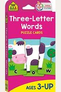 School Zone Three-Letter Words Puzzle Cards