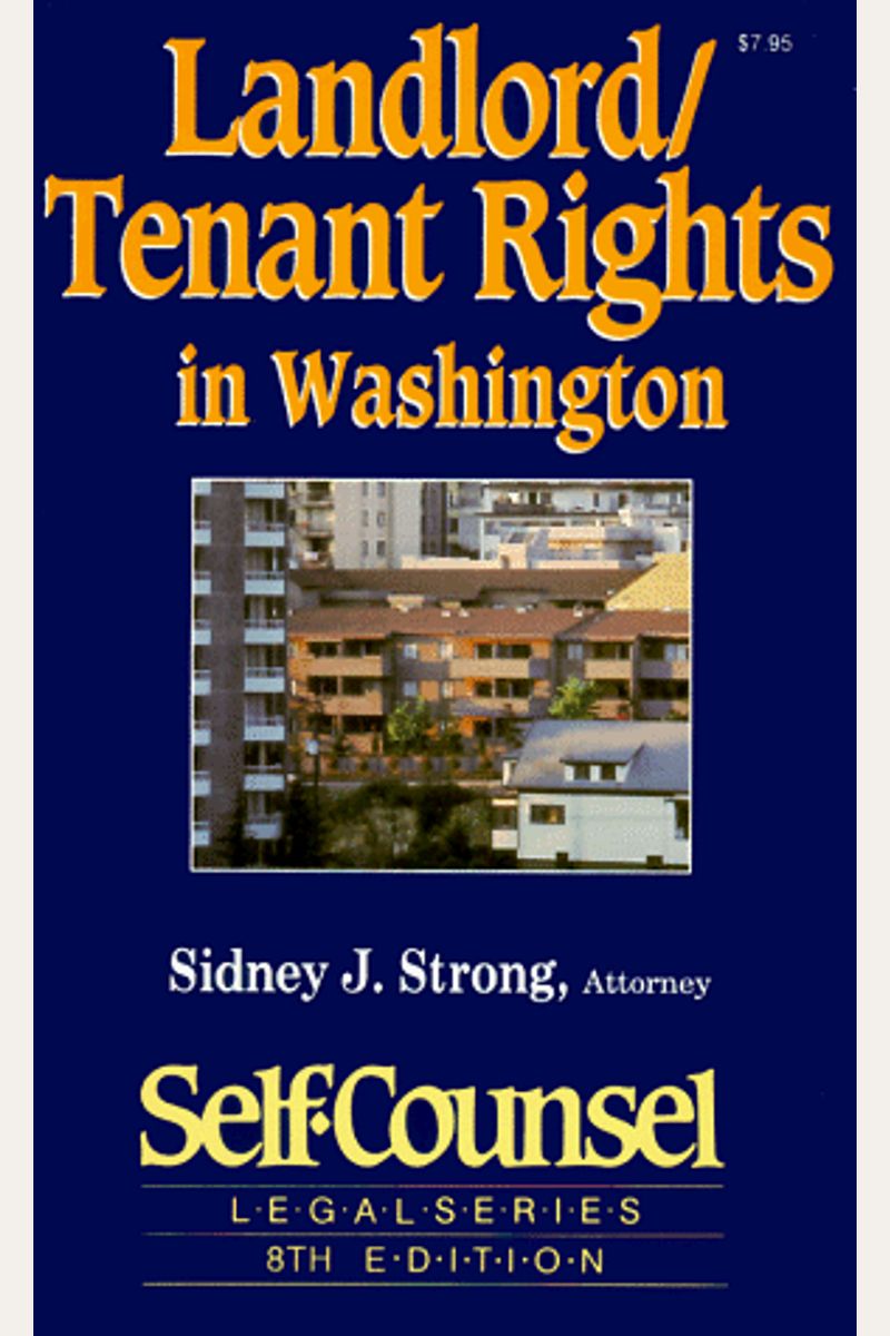 Buy Landlord/Tenant Rights In Washington Book By Sidney J Strong