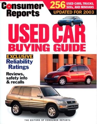 Buy Consumer Reports Used Car Buying Guide Book By: Consumer Reports