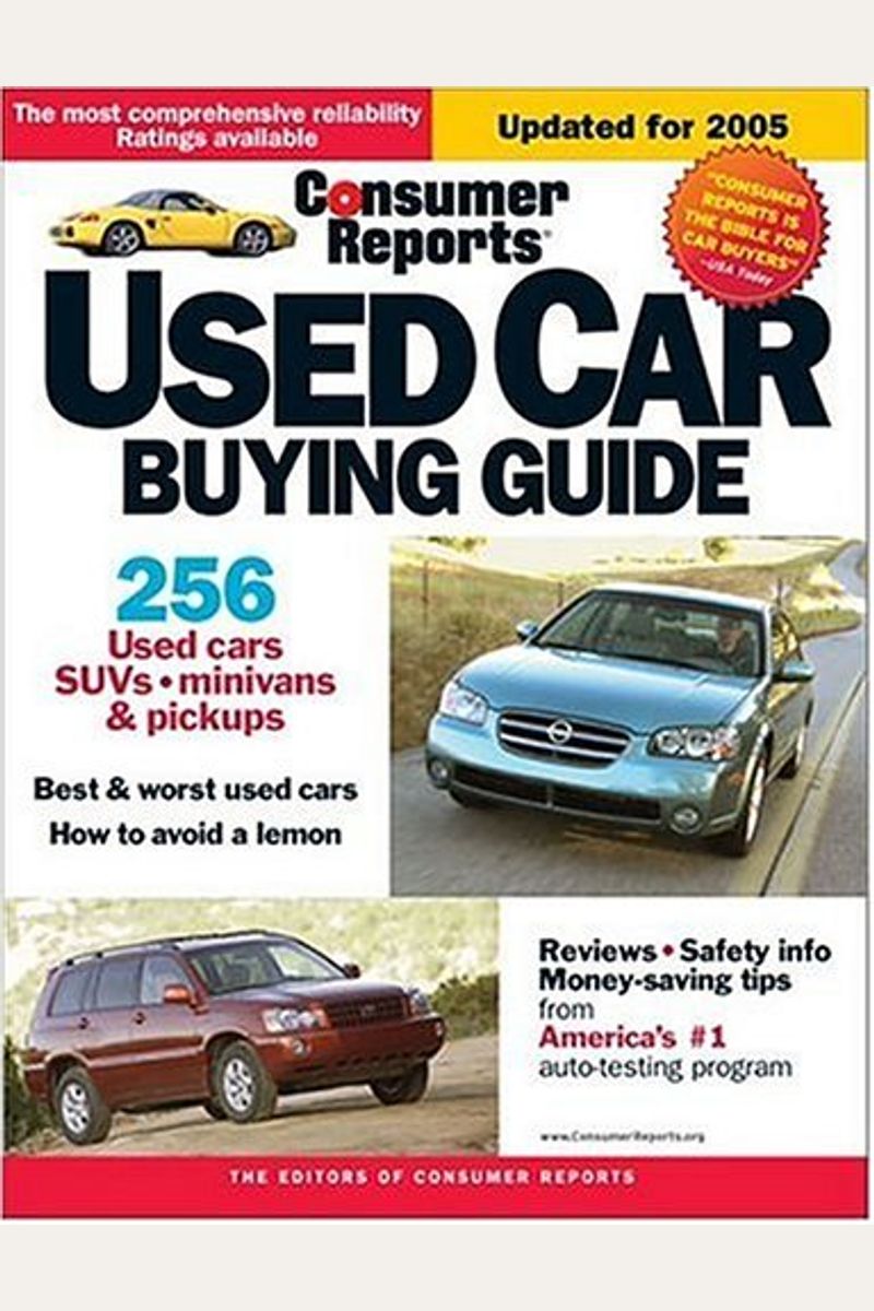 Buy Used Car Buying Guide 2005 (Consumer Reports Used Car Buying Guide