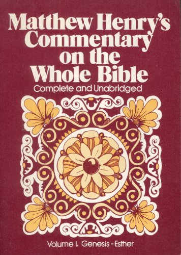 Buy Matthew Henry's Commentary On The Whole Bible, Complete And ...