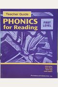 Phonics for Reading: First Level, Teacher Guide/CA191