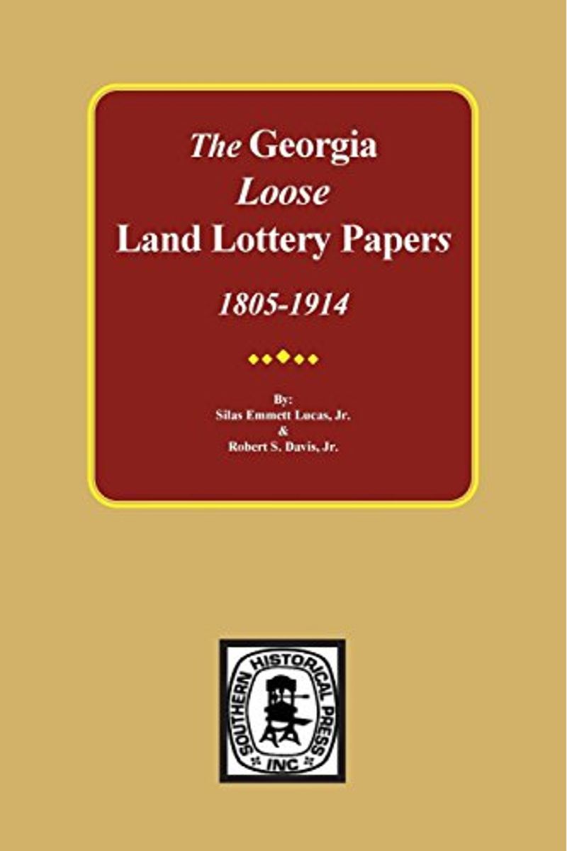 Buy The Loose Land Lottery Papers Of 18051914 Book By Jr S Lucas