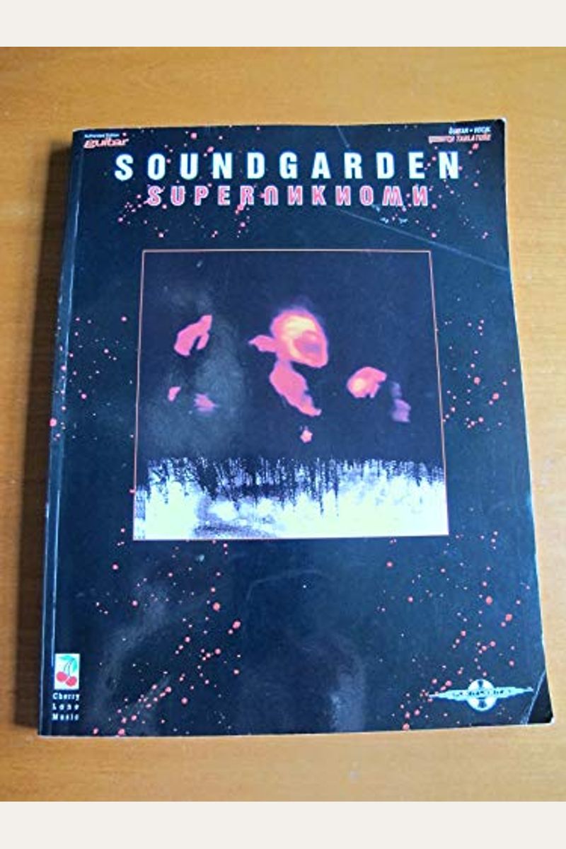 Buy superunknown book by soundgarden