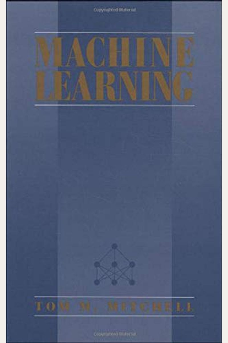 Machine Learning by Tom M. Mitchell-Buy Online Machine Learning