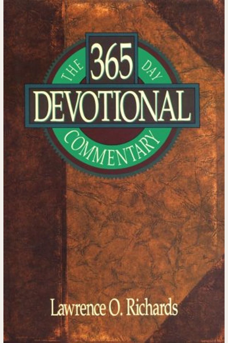 Buy Devotional Commentary Book By Lawrence O Richards