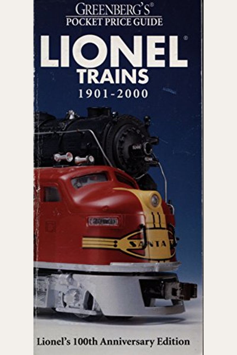 Buy Lionel Trains Book By Kalmbach Books