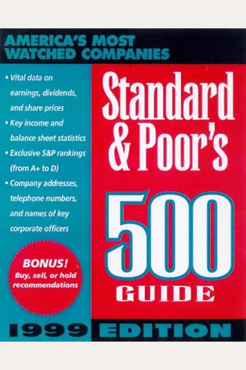 Buy Standard And Poor's 500 Guide Book By Standard Poors