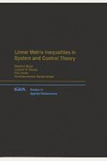 Linear Matrix Inequalities In System And Control Theory