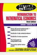 Schaum's Outline Of Introduction To Mathematical Economics, 3rd Edition