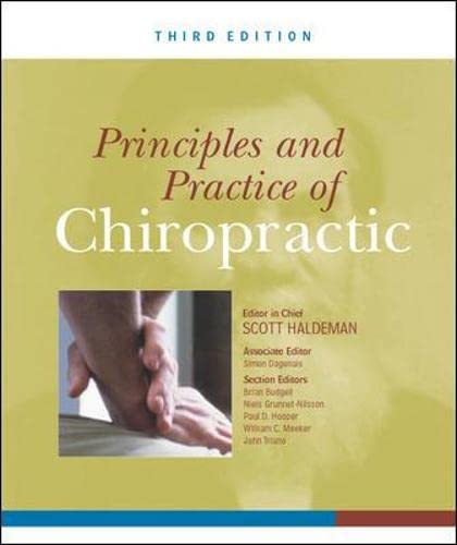 Buy Principles And Practices Of Chiropractic Book By: Scott Haldeman