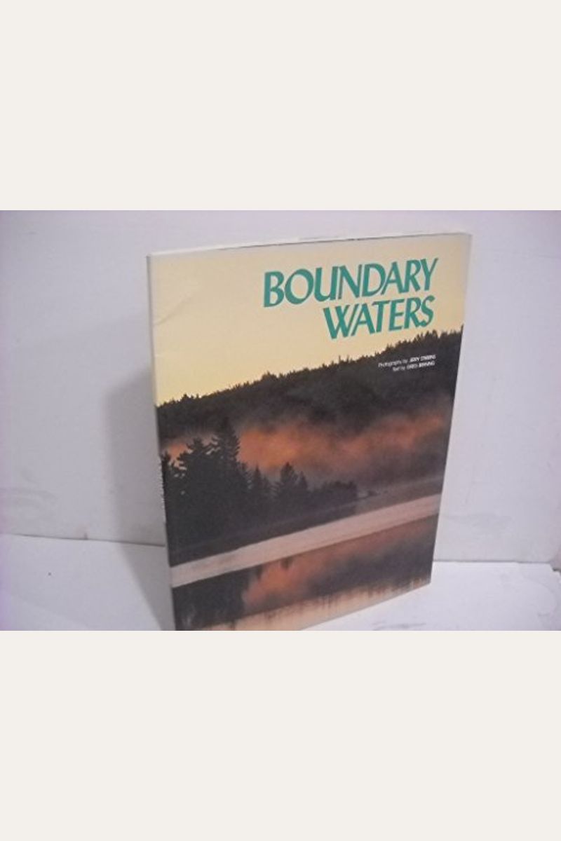 Buy The Boundary Waters Book By Jerry Stebbins