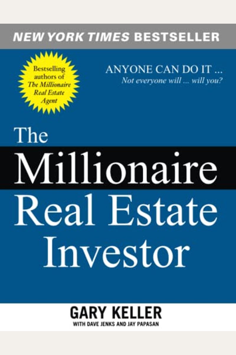 Buy The Millionaire Real Estate Investor Book By Gary Keller