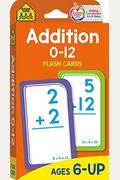 School Zone Addition 0-12 Flash Cards