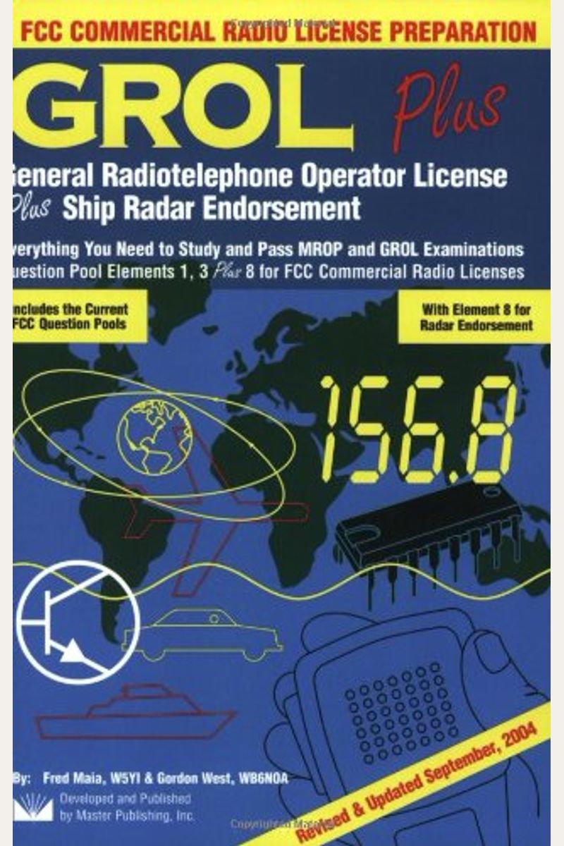 Buy Grol Plus General Radiotelephone Operator License Plus Radar