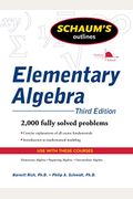 Schaum's Outlines Elementary Algebra
