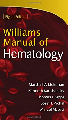 Buy Williams Manual Of Hematology Book By: Marshall Lichtman