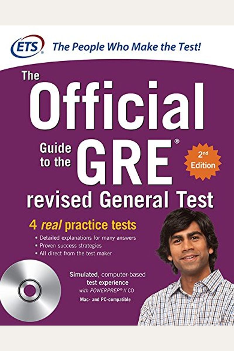 Gre The Official Guide To The Revised General Test (With Cd Rom)