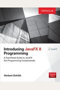 Introducing Javafx 8 Programming