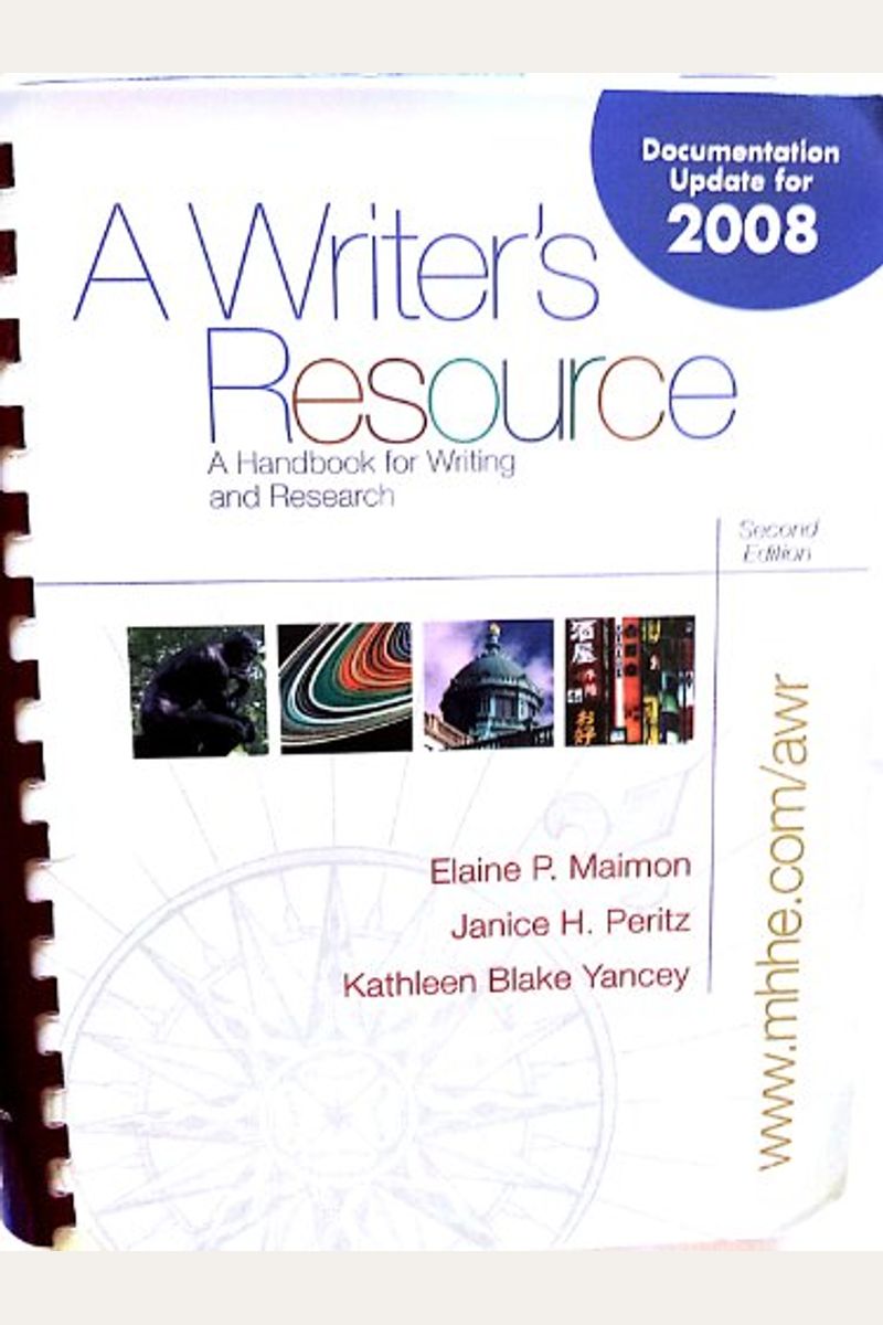 Buy A Writer's Resource: A Handbook For Writing And Research Book By:  Elaine Maimon