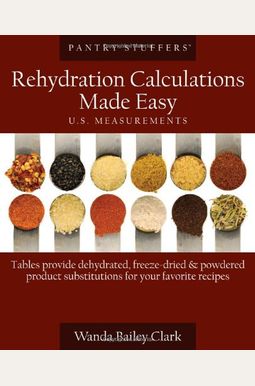 Pantry Stuffers Rehydration Calculations Made Easy: U.S. Measurements / Pantry Stuffers Rehydration Calculations Made Easy: Metric Measurements Pantry Stuffers Rehydration Calculations Made Easy: U.S. Measurements / Pantry Stuffers Rehydration Calculations Made Easy: Metric Measurements