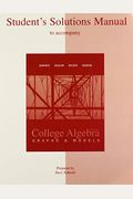 Student's Solutions Manual to Accompany College Algebra: Graphs and Models