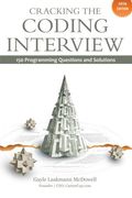 Cracking The Coding Interview: 189 Programming Questions And Solutions