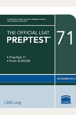 The Official LSAT Preptest 71: (dec. 2013 LSAT)