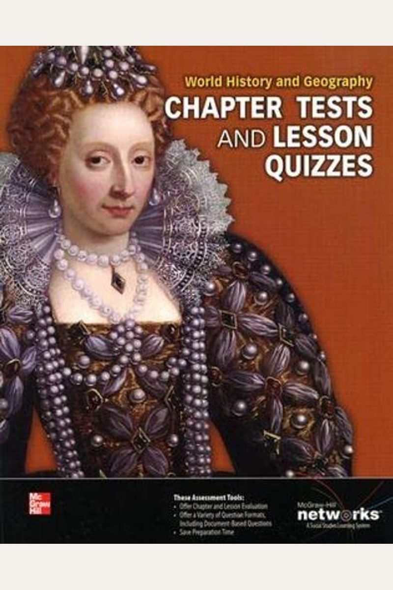 Buy World History And Geography, Chapter Tests And Lesson Quizzes Book