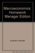 Macroeconomics (Homework Manager Ed) 7th