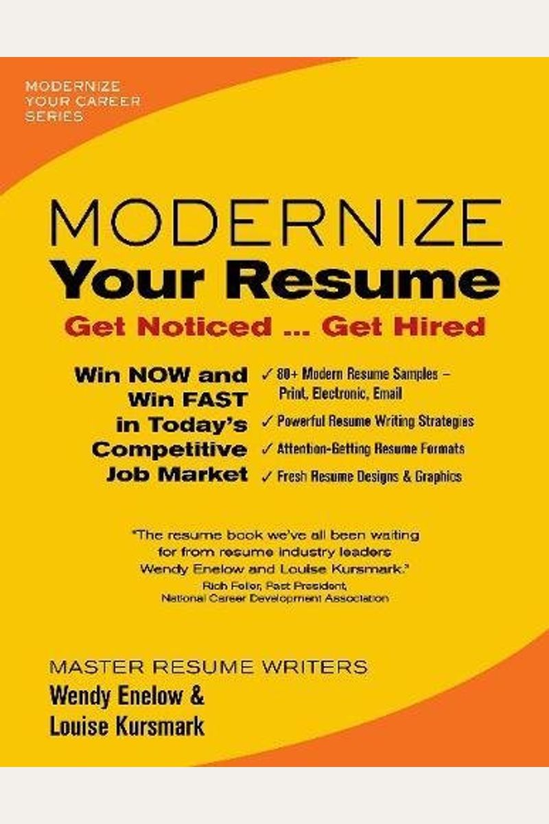 Modernize Your Resume: Get Noticed Get Hired