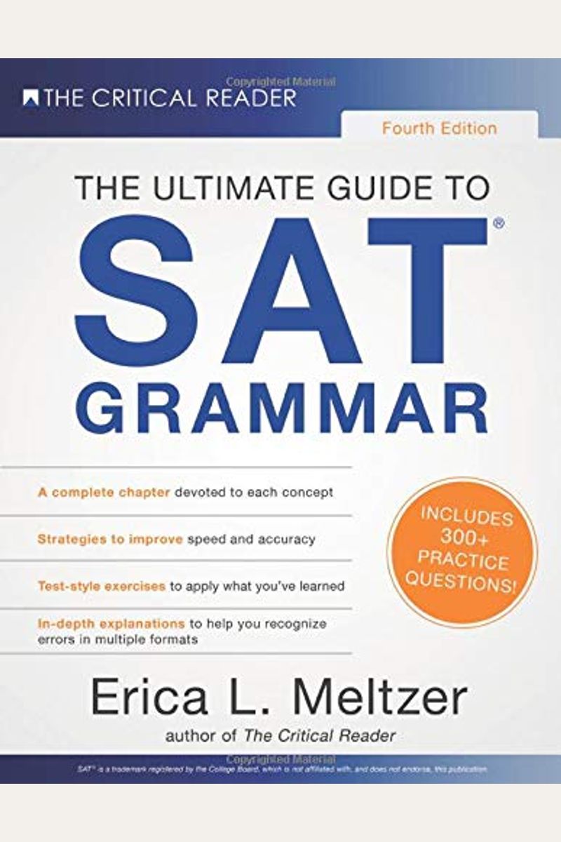 Fifth Edition, The Ultimate Guide To Sat Grammar