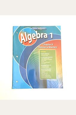 Buy Algebra 1, Chapter 8 Resource Masters (Glencoe Mathematics) Book By ...