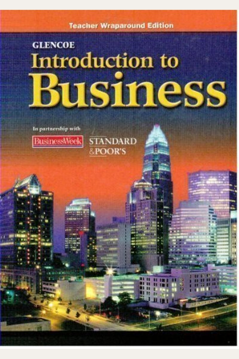 Buy Glencoe Introduction To Business, Teachers Wraparound Edition Book