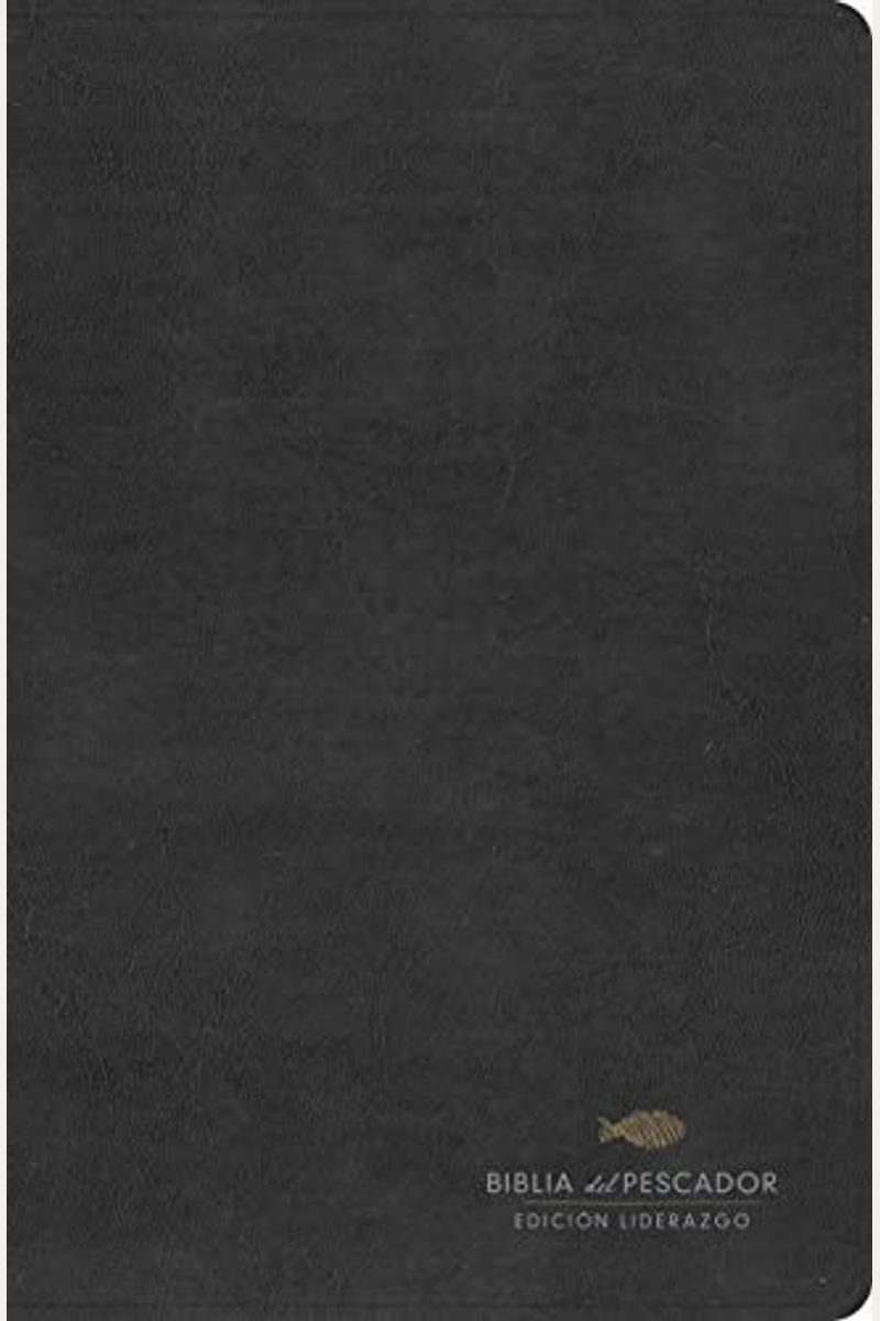 Rvr 1960 Biblia del Pescador: Edición Liderazgo, Negro Símil Piel