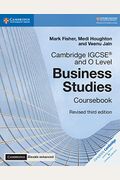 Cambridge Igcse(R) And O Level Business Studies Revised Coursebook With Digital Access (2 Years) 3e [With Access Code]
