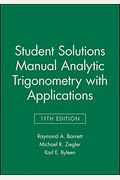 Student Solutions Manual Analytic Trigonometry With Applications
