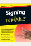 Signing For Dummies, With Video Cd