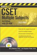Cliffsnotes Cset: Multiple Subjects , 3rd Edition [With Cdrom]